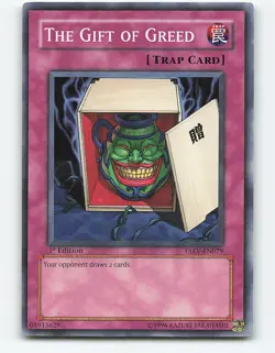 The Gift of Greed #TAEV-EN079 1st Edition Yugioh Card - Image 1