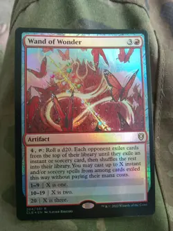 MTG - CLB - Wand of Wonder Near Mint Foil #935 Very Nice - Image 1