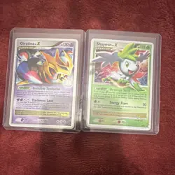 Giratina lv.X & Shaymin lv.X Holo Card Lot DP38 DP39 Pokemon TCG - Image 1
