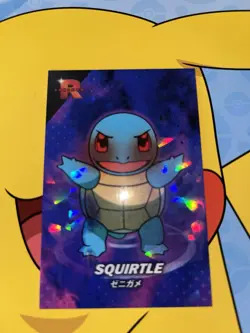 Pokemon Evil Squirtle Cracked Ice Holo Team Rocket Card Database Set Peru - Image 1