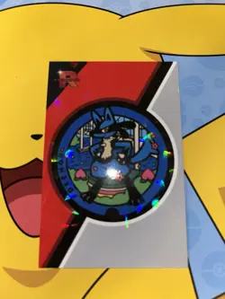 Pokemon Lucario Coin Cracked Ice Holo Team Rocket Card Database Set Peru - Image 1