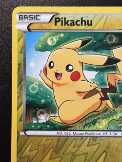 Pikachu 27/111 XY Furious Fists Pokemon Card Reverse Holo Foil Rare LP - Image 3