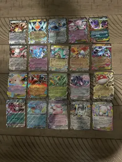 Pokemon TCG Bulk Ex Lot 20 Cards EX Holos - Image 1