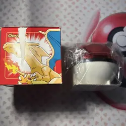 23K Gold Plated CHARIZARD Trading Card 1999 Burger King Pokemon Ball NEW SEALED - Image 5