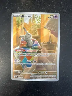 Pokemon Mimikyu TCG Scarlet & Violet Paldea Evolved SVP075 Holo Promo Card - Image 1