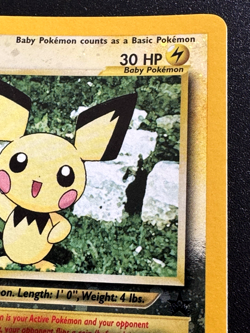 Pichu Promo 35 WoTC Black Star Promo Pokemon Card Holo Foil Rare Near Mint - Image 4