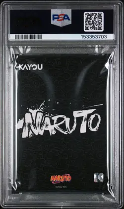 2025 KAYOU NARUTO SMRITI COLLECTIBLE CARD #001L5 HINATA HYUGA PSA 9 - Image 2