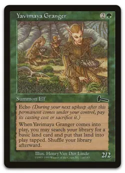 Yavimaya Granger #118 (LP) Urza's Legacy ULG Magic MTG - Image 1