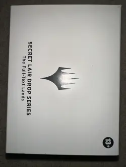 MTG Secret Lair Drop Series THE FULL-TEXT LANDS Sealed - Image 1
