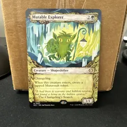 Mutable Explorer Borderless 0327 (R) MTG Lorwyn Eclipsed Near Mint Ships fast - Image 1