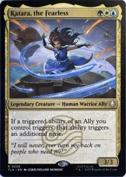 Katara, the Fearless 230 Rare Avatar: The Last Airbender Magic: The Gathering NM - Image 1