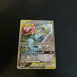 2019 POKEMON SM BLACK STAR PROMO #SM167 FULL ART/CELEBI & VENUSAUR GX - Image 1