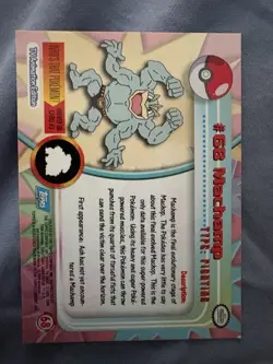 Topps Pokemon Machamp #68 TV Animation Edition - Image 2