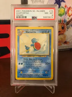Wartortle 15/18 Southern Islands Pokemon TCG Wotc PSA 8 - Image 1