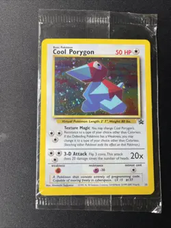 Pokemon TCG Cool Porygon 15 Promo holo black star SEALED - Image 1