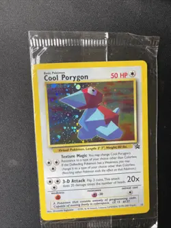 Pokemon TCG Cool Porygon 15 Promo holo black star SEALED - Image 4