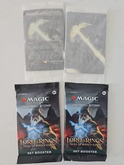 Lot Of Sealed MTG Lord Of The Rings TCG Card Packs - Image 1