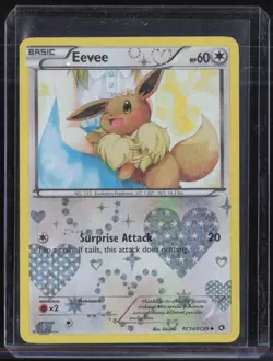 2013 Pokemon B & W Legendary Treasures Radiant Collection #RC14 Eevee - Image 1