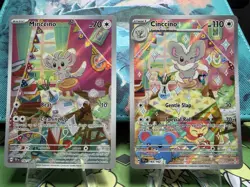 Pokemon TCG Illustration Rare Lot Cards NM Near Mint Scarlet Violet Cinccino - Image 1