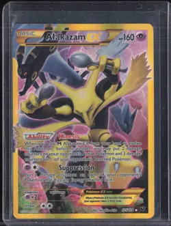 2016 Pokemon XY Fates Collide Secret #125 Alakazam EX - Image 1