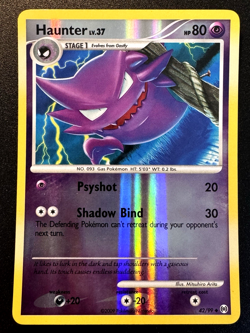 Haunter 42/99 Platinum Arceus Pokemon Card Reverse Holo Foil Rare LP - Image 1