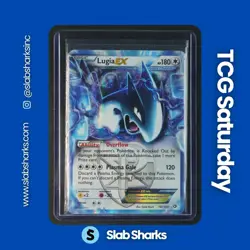 2013 POKEMON BLACK & WHITE LEGENDARY TREASURES #102/113 LUGIA EX - Image 1