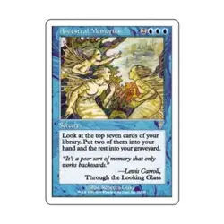 WOTC MtG 7th Ed Ancestral Memories (R) (Foil) EX - Image 1