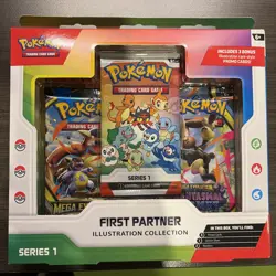 Pokemon TCG: First Partner Illustration Collection Box SEALED - Image 1