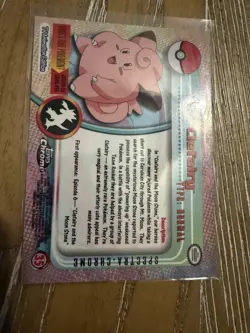2000 Pokemon Topps Chrome Clefairy SPECTRA! - Image 3