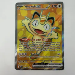 Pokemon Meowth ex Ultra Rare ME03 Perfect Order 107/088 NM - Image 1