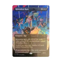 WOTC MtG Magic the Gathering Relentless Rats (R) (Foil) NM - Image 1