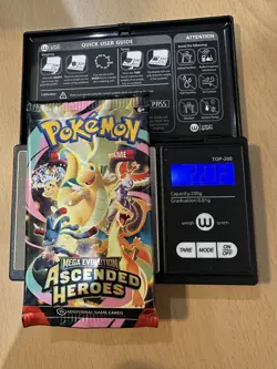 VERY HEAVY! 22.72g GOD PACKUU SIRUU Ascended Heroes Pokemon TCG Booster (SEALED) - Image 1