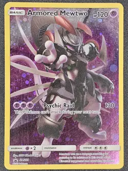 Pokemon TCG Armored Mewtwo SM228 Promo Holo HP English - Image 1