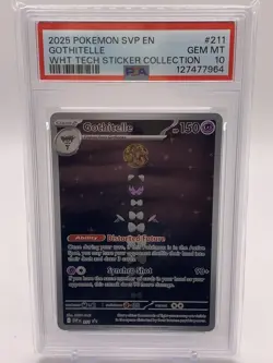 Gothitelle - Wht Tech Sticker Collection Pokemon SVP EN Black Star Promo 211 💎 - Image 1