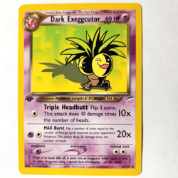 Dark Exeggutor 33/105 Pokemon TCG 1st Edition Neo Destiny NM Vintage 2002 - Image 2