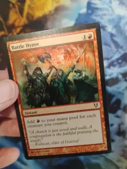 MTG Battle Hymn x1- -Avacyn Restored-Lightly Played - Image 1