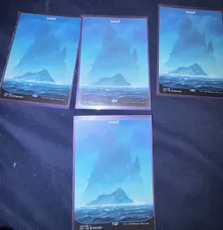 Lot Of 4 MTG Unstable Island Full Art 213/216 - Image 1