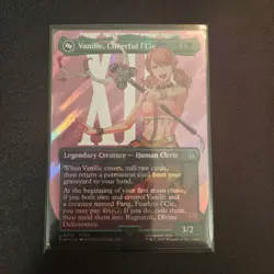 Vanille, Cheerful l'Cie (Borderless) (Surge Foil) - NM - Final Fantasy - MTG - Image 1