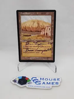 Dust Bowl SIGNED TWICE 2002/3 Ben Thompson MTG Mercadian Masques MTG *CCGHouse* - Image 1