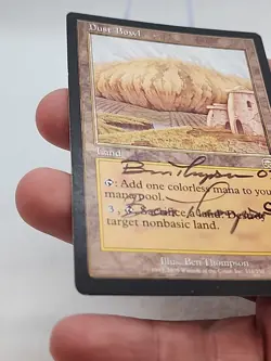 Dust Bowl SIGNED TWICE 2002/3 Ben Thompson MTG Mercadian Masques MTG *CCGHouse* - Image 4