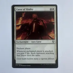 Curse of Vitality #3 NM Commander 2017 (C17) Magic MTG - Image 1