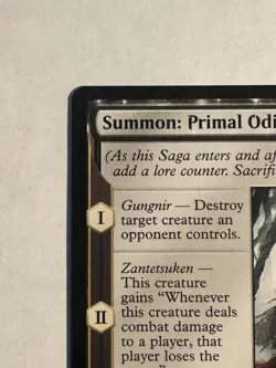 Summon: Primal Odin Foil - FIN 0121 NM - MTG Magic - Image 4