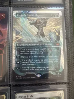 Elspeth, Storm Slayer (Showcase) (Halo Foil) Tarkir: Dragonstorm Foil MTG - Image 1