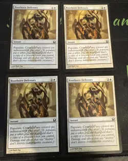Rootborn Defenses X4 Return to Ravnica Magic the Gathering MTG - Image 1
