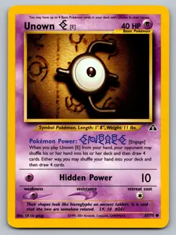 Pokemon TCG Neo Discovery Unown [E] 67/75 - Image 1