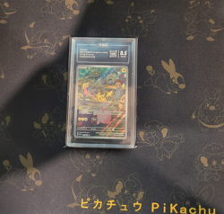 Pokemon Scarlet & Violet 151 Illustration Rare English Pikachu 173/165 TAG 8.5 - Image 1