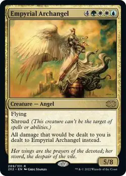 Empyrial Archangel DOUBLE MASTERS MTG MAGICCREATURE ANGEL RARE - Image 1