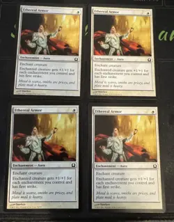 Ethereal Armor X4 Return to Ravnica Magic the Gathering MTG - Image 1