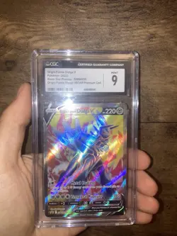 Origin Forme Dialga V SWSH255 Vstar Premium Coll. Pokemon CGC 9 Mint - Image 1