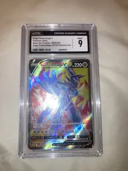Origin Forme Dialga V SWSH255 Vstar Premium Coll. Pokemon CGC 9 Mint - Image 2